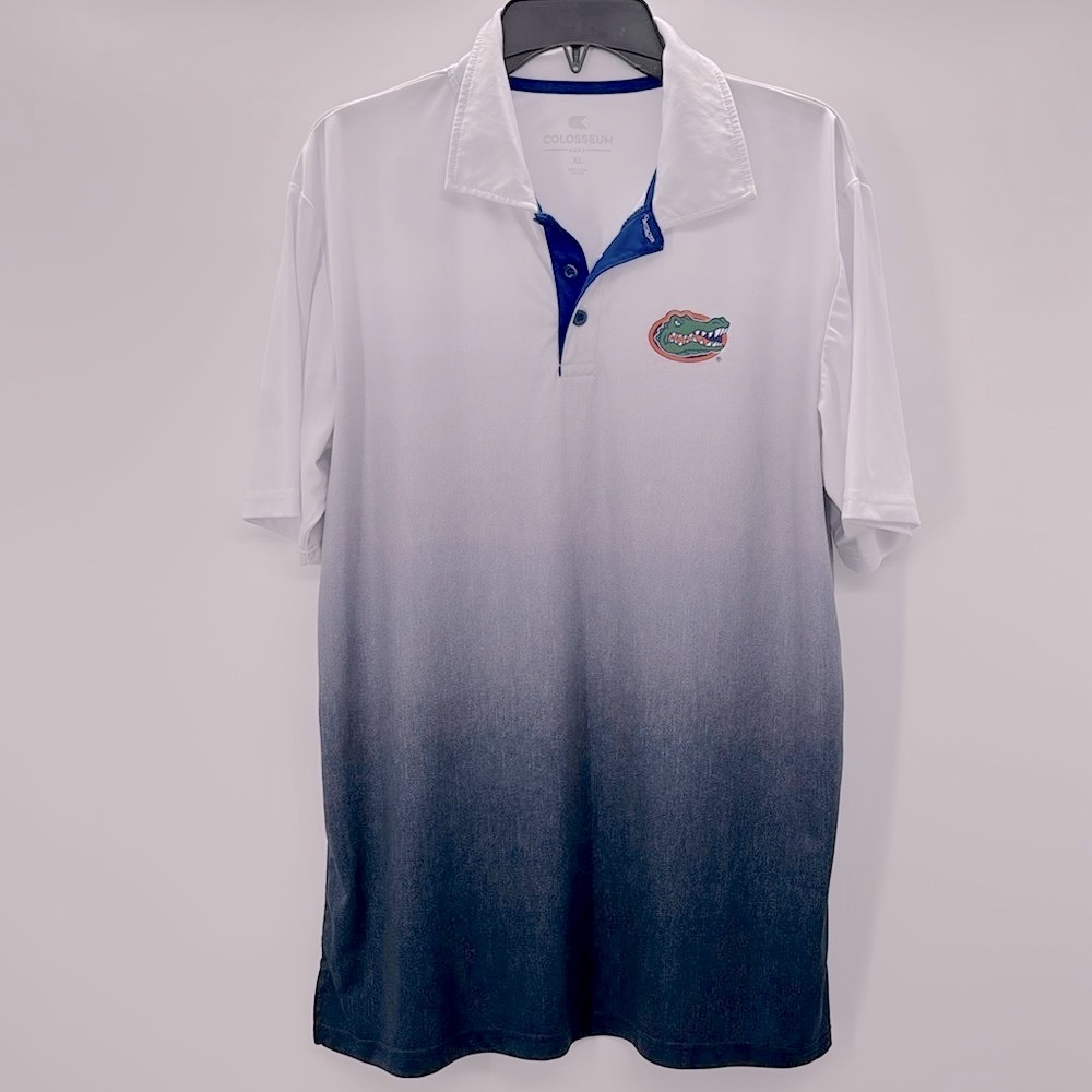 Florida Gators Ombré Men’s Short Sleeve Polo Size XL